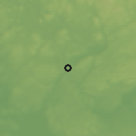 Shaded relief of the 46 km around Degerfors, drawn from the GMTED2010 grid