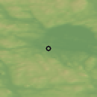 Shaded relief of the 44 km around Delsbo, drawn from the GMTED2010 grid