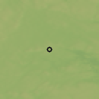 Shaded relief of the 46 km around Ekenässjön, drawn from the GMTED2010 grid