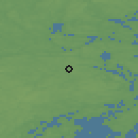 Shaded relief of the 46 km around Älta, drawn from the GMTED2010 grid