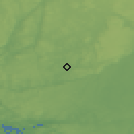 Shaded relief of the 46 km around Färgelanda, drawn from the GMTED2010 grid