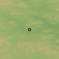 Shaded relief of the 44 km around Färila, drawn from the GMTED2010 grid