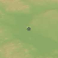 Shaded relief of the 45 km around Färnäs, drawn from the GMTED2010 grid