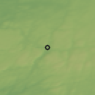 Shaded relief of the 46 km around Fristad, drawn from the GMTED2010 grid