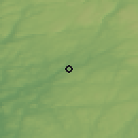 Shaded relief of the 46 km around Fritsla, drawn from the GMTED2010 grid