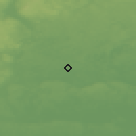 Shaded relief of the 46 km around Frövi, drawn from the GMTED2010 grid