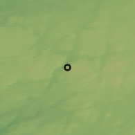 Shaded relief of the 46 km around Frufällan, drawn from the GMTED2010 grid