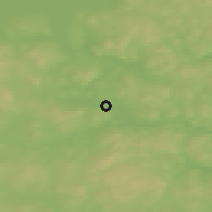Shaded relief of the 45 km around Gagnef, drawn from the GMTED2010 grid
