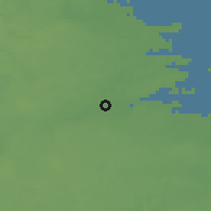 Shaded relief of the 45 km around Gävle, drawn from the GMTED2010 grid