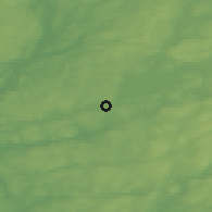 Shaded relief of the 46 km around Gråbo, drawn from the GMTED2010 grid