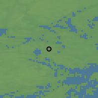 Shaded relief of the 46 km around Gustavsberg, drawn from the GMTED2010 grid