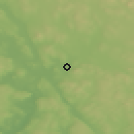 Shaded relief of the 45 km around Hagfors, drawn from the GMTED2010 grid