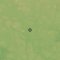 Shaded relief of the 45 km around Hällefors, drawn from the GMTED2010 grid