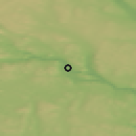 Shaded relief of the 44 km around Hammarstrand, drawn from the GMTED2010 grid