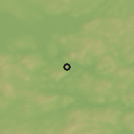 Shaded relief of the 45 km around Häradsbygden, drawn from the GMTED2010 grid