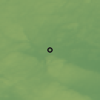 Shaded relief of the 47 km around Hässleholm, drawn from the GMTED2010 grid
