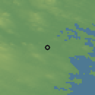 Shaded relief of the 43 km around Hortlax, drawn from the GMTED2010 grid