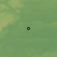 Shaded relief of the 46 km around Hovsta, drawn from the GMTED2010 grid