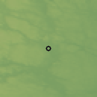 Shaded relief of the 46 km around Hultsfred, drawn from the GMTED2010 grid
