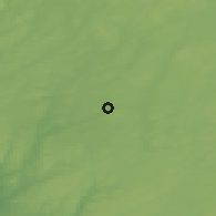 Shaded relief of the 47 km around Hyltebruk, drawn from the GMTED2010 grid
