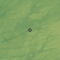 Shaded relief of the 46 km around Ingared, drawn from the GMTED2010 grid
