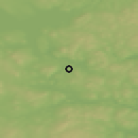 Shaded relief of the 45 km around Insjön, drawn from the GMTED2010 grid