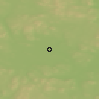 Shaded relief of the 45 km around Järna, drawn from the GMTED2010 grid