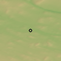 Shaded relief of the 42 km around Jokkmokk, drawn from the GMTED2010 grid