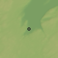 Shaded relief of the 46 km around Jönköping, drawn from the GMTED2010 grid