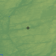 Shaded relief of the 46 km around Jonsered, drawn from the GMTED2010 grid