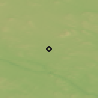 Shaded relief of the 43 km around Jörn, drawn from the GMTED2010 grid