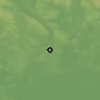 Shaded relief of the 45 km around Kil, drawn from the GMTED2010 grid