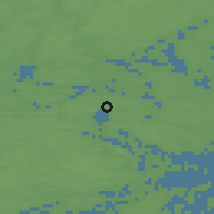 Shaded relief of the 46 km around Kil, drawn from the GMTED2010 grid