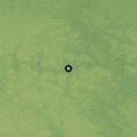 Shaded relief of the 46 km around Kisa, drawn from the GMTED2010 grid