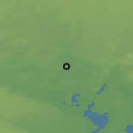 Shaded relief of the 47 km around Knislinge, drawn from the GMTED2010 grid