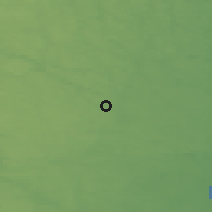 Shaded relief of the 46 km around Kristdala, drawn from the GMTED2010 grid
