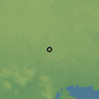 Shaded relief of the 47 km around Kyrkhult, drawn from the GMTED2010 grid