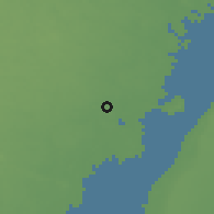 Shaded relief of the 47 km around Läckeby, drawn from the GMTED2010 grid