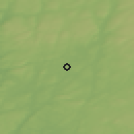 Shaded relief of the 46 km around Länghem, drawn from the GMTED2010 grid