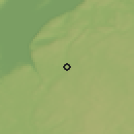 Shaded relief of the 46 km around Lekeryd, drawn from the GMTED2010 grid