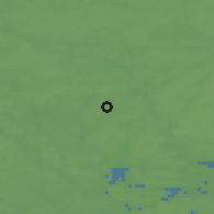 Shaded relief of the 45 km around Lindholmen, drawn from the GMTED2010 grid