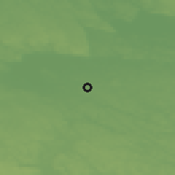 Shaded relief of the 46 km around Linghem, drawn from the GMTED2010 grid