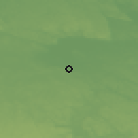 Shaded relief of the 46 km around Linköping, drawn from the GMTED2010 grid