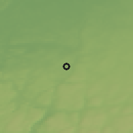 Shaded relief of the 46 km around Ljung, drawn from the GMTED2010 grid