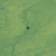 Shaded relief of the 46 km around Lödöse, drawn from the GMTED2010 grid