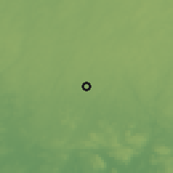 Shaded relief of the 47 km around Lönsboda, drawn from the GMTED2010 grid