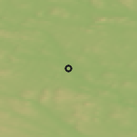 Shaded relief of the 43 km around Lycksele, drawn from the GMTED2010 grid