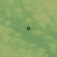 Shaded relief of the 45 km around Arvika, drawn from the GMTED2010 grid