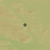 Shaded relief of the 43 km around Marielund, drawn from the GMTED2010 grid