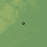 Shaded relief of the 46 km around Mellerud, drawn from the GMTED2010 grid